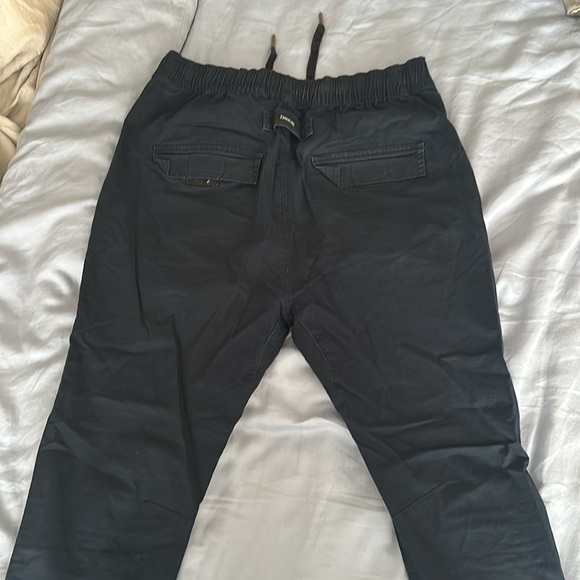 Zanerobe Navy garment dyed joggers 32 medium - Picture 3 of 4